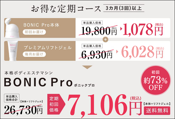 ボニックプロ 偽物